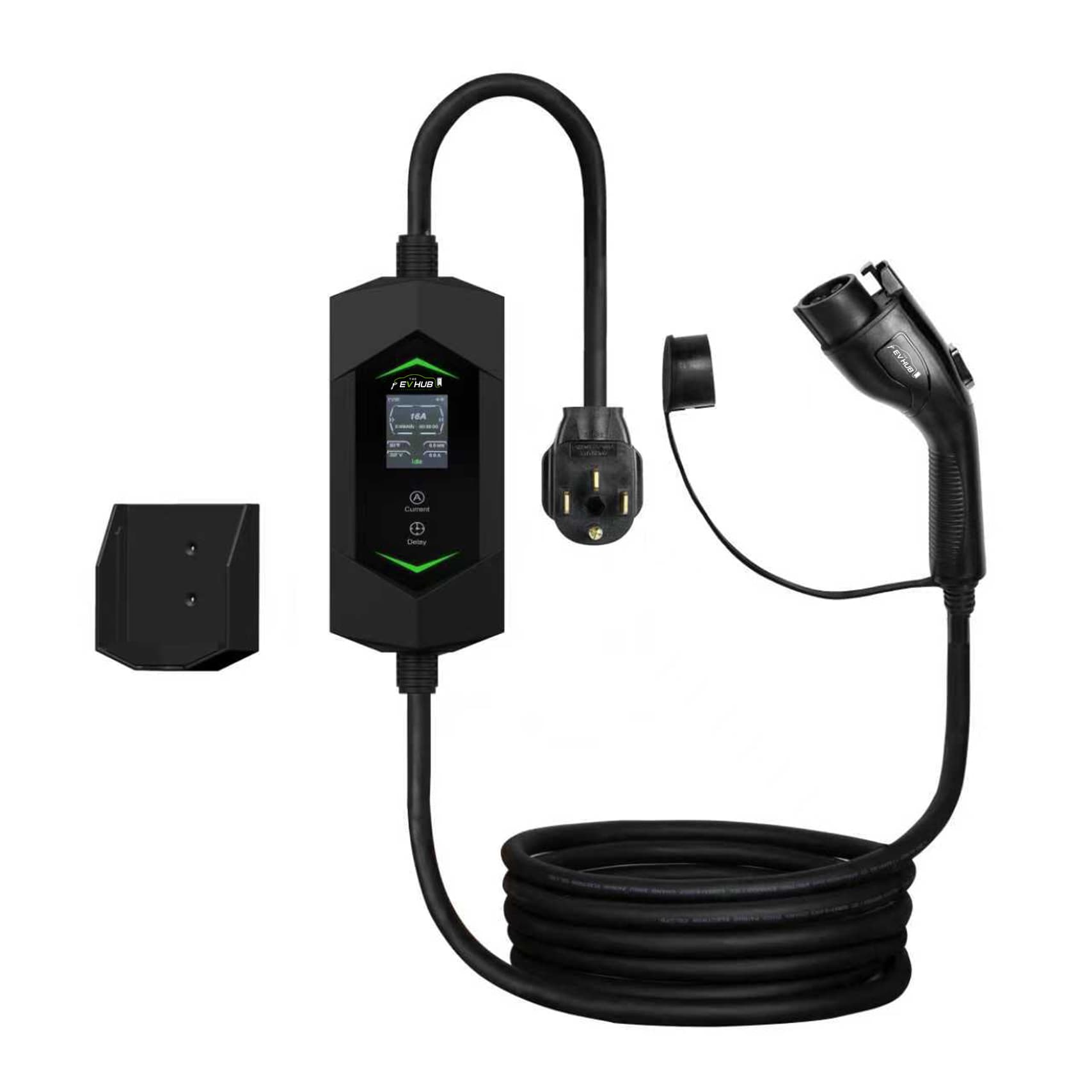 TheEVHub Portable Level 2 EV Charger 40A — J1772
