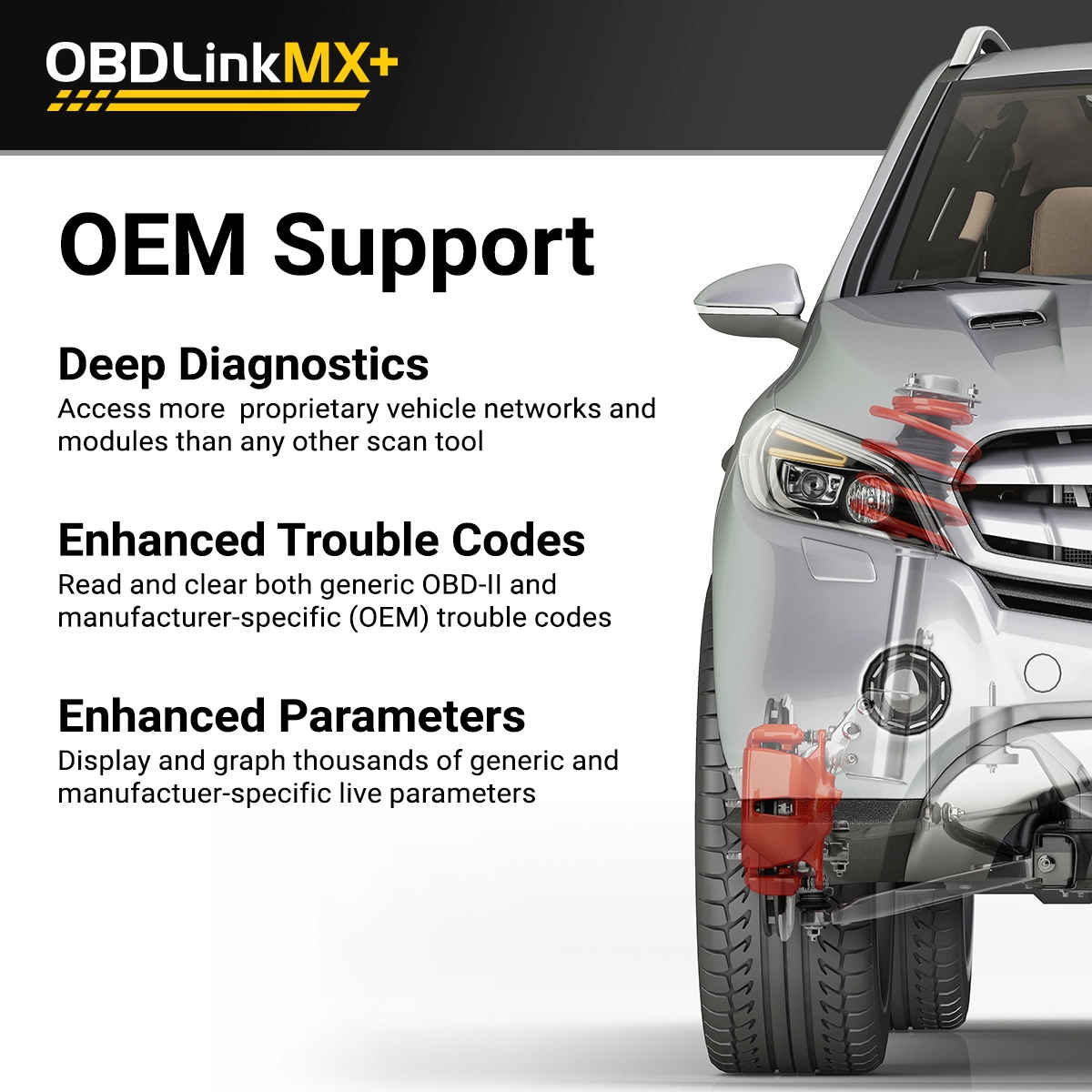 OBDLink MX+ Bluetooth OBD2 Dongle — Professional Grade for EV Diagnostics view 2