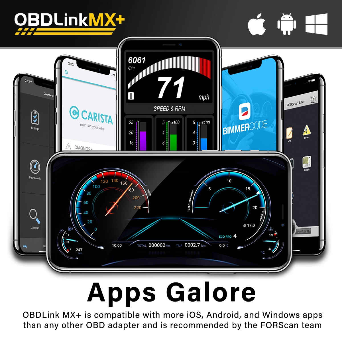 OBDLink MX+ Bluetooth OBD2 Dongle — Professional Grade for EV Diagnostics view 3